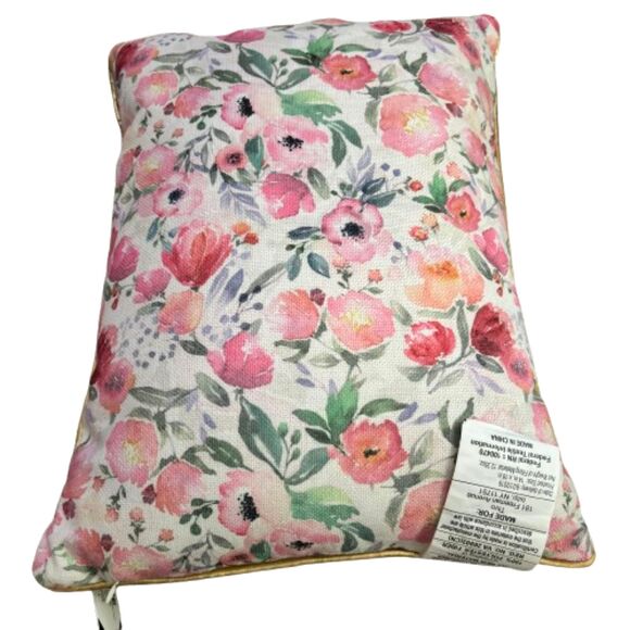 Home Decor 14"x18" Baby Girl Nursery Gold Unicorn Reversible Throw Pillow NWT - Picture 2 of 3